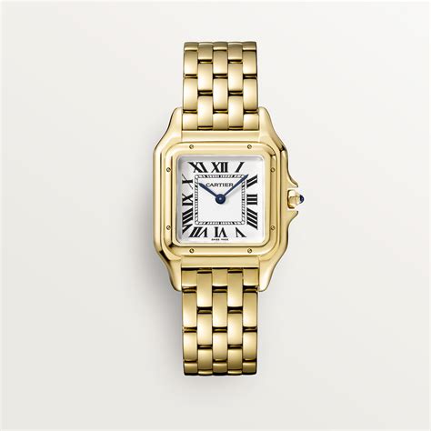 cartier watch mens gold|solid gold cartier watch.